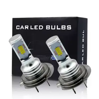 

2 * PCS H1 H4 H7 H11 9005 9006 LED Headlight Bulb Car Headlight Fog Lamp Bulb 4000LM 6000K White 80W