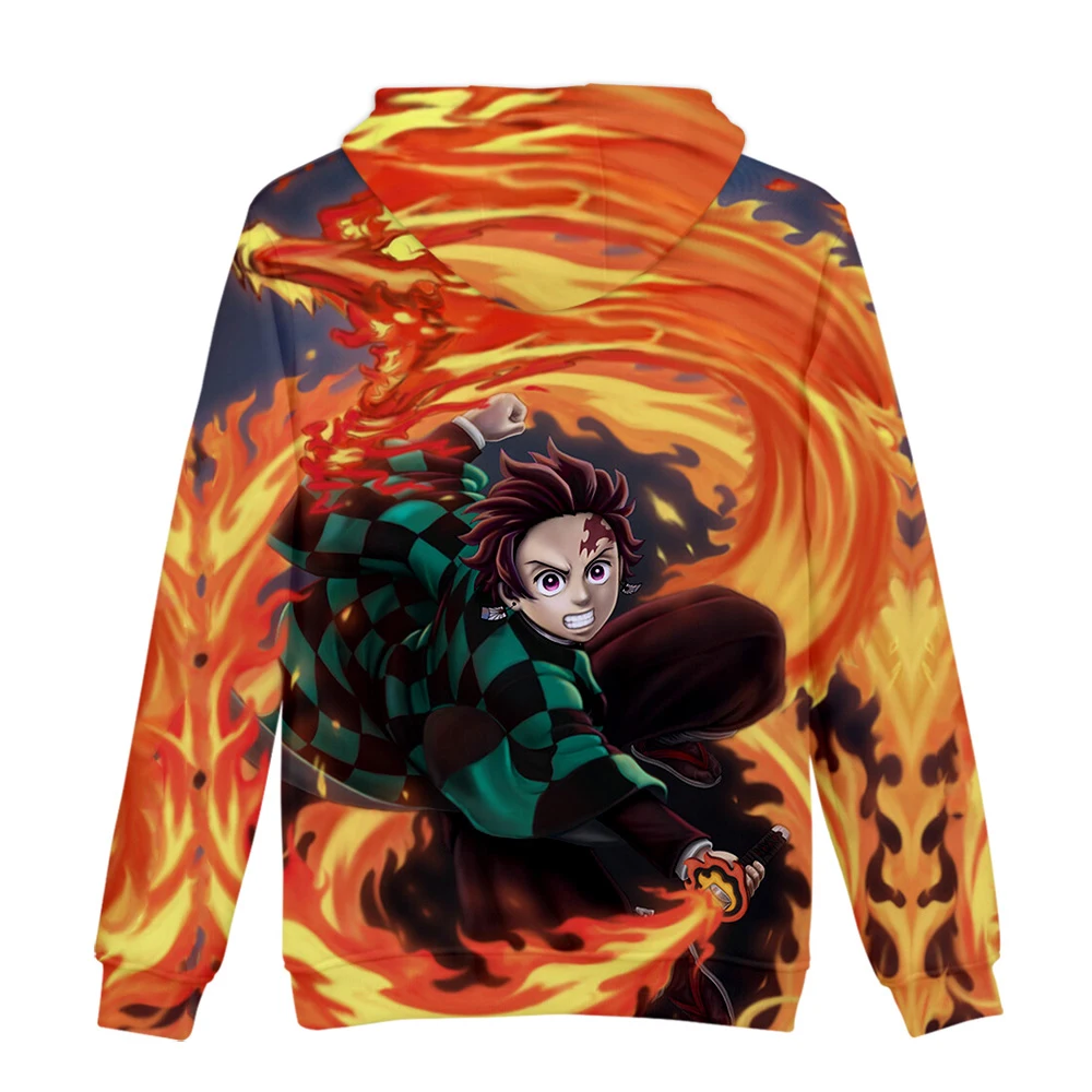 Kimetsu no Yaiba, худи с 3D принтом, повседневный стиль, одежда для женщин/мужчин, Повседневная 3D одежда, тонкая,, горячая Распродажа, удобная, с капюшоном