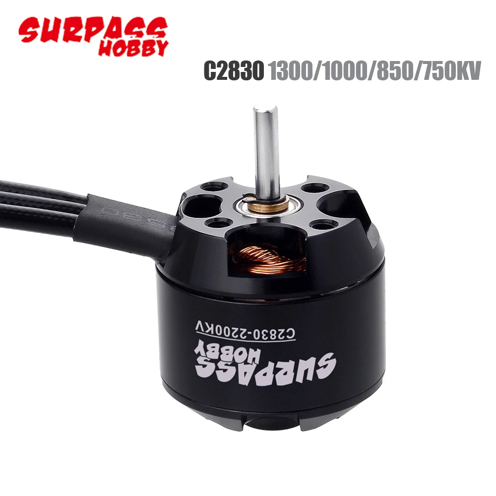 Motor sin escobillas C2830, Motor Outrunner impermeable de alto par