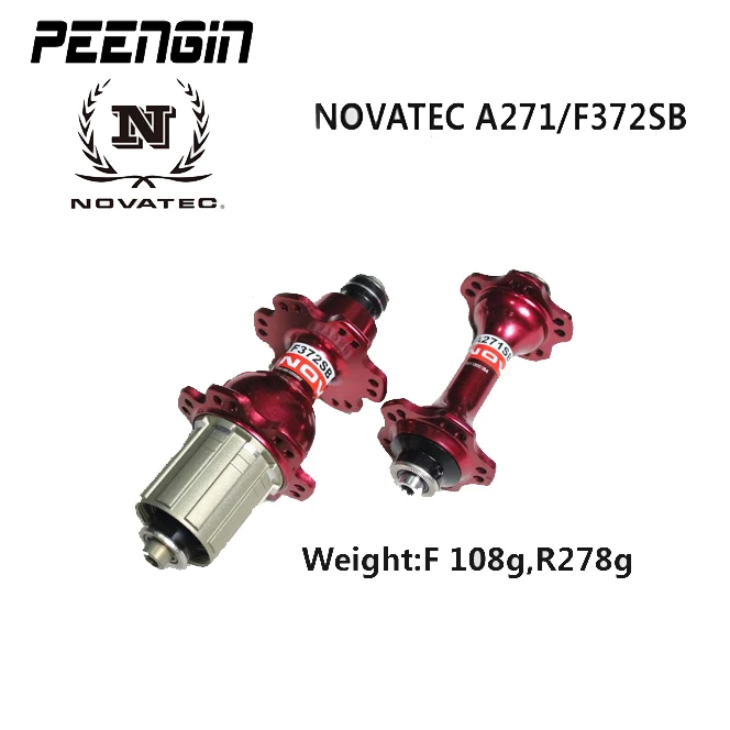 

Novatec A271SB/F372SB bicycle hub,front 20 holes rear 24 holes road hubs black and white manfuacturing from taiwan PRO factory