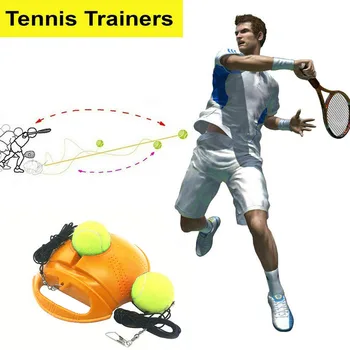 

PE Tennis Trainer Self-study Rebound Ball with Baseboard Exercise Sports Sparring Device Tennis Training Equipment