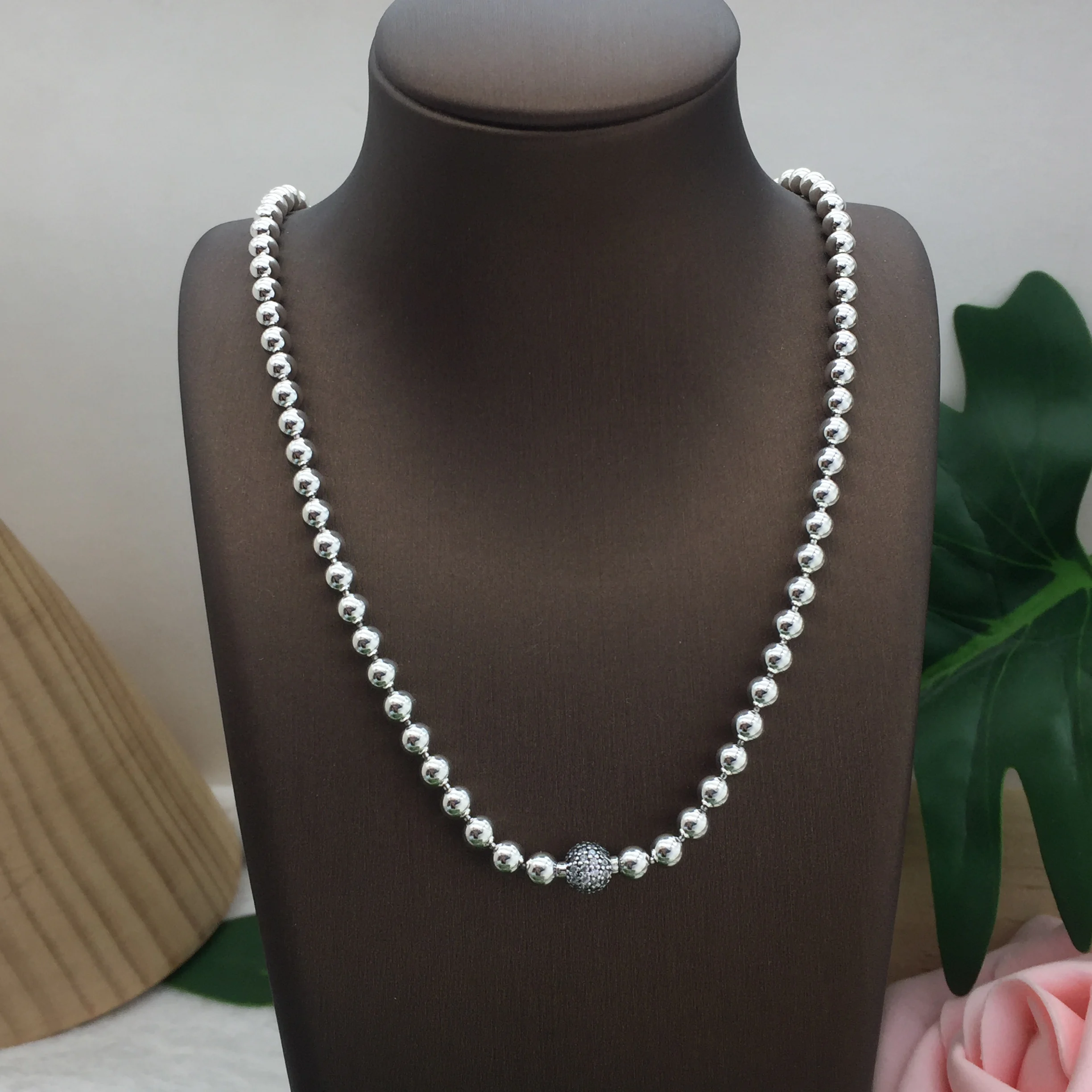 PDB XL High Quality Original 925 Sterling Silver Winter New Beads Necklace Women Jewelry Gift Free Shipping Wholesale
