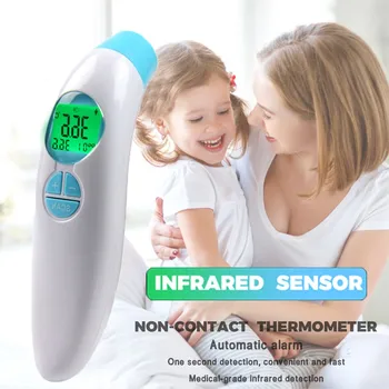 

50^Baby Digital Infrared Kid Thermometer Gun Non-Contact Forehead Temperature Measurement Tool LCD Digital Measure