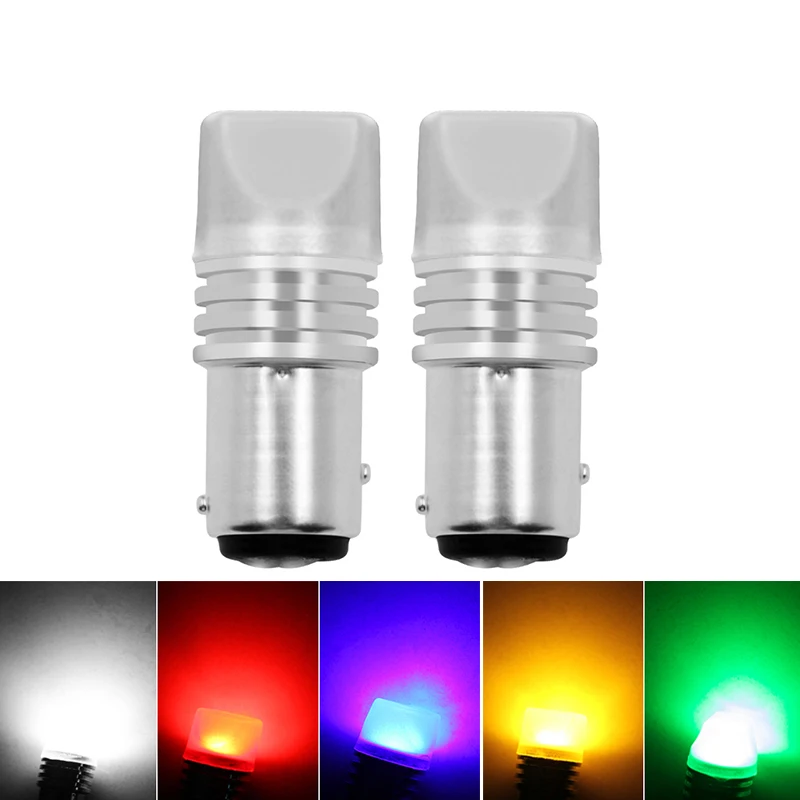 

2pcs White Blue RGB T10 W5W 168 194 501 1smd Car Auto Wedge Light Side Dashboard Plate Lamp Trunk Bulb DC 12V Auto Gadgets Goods