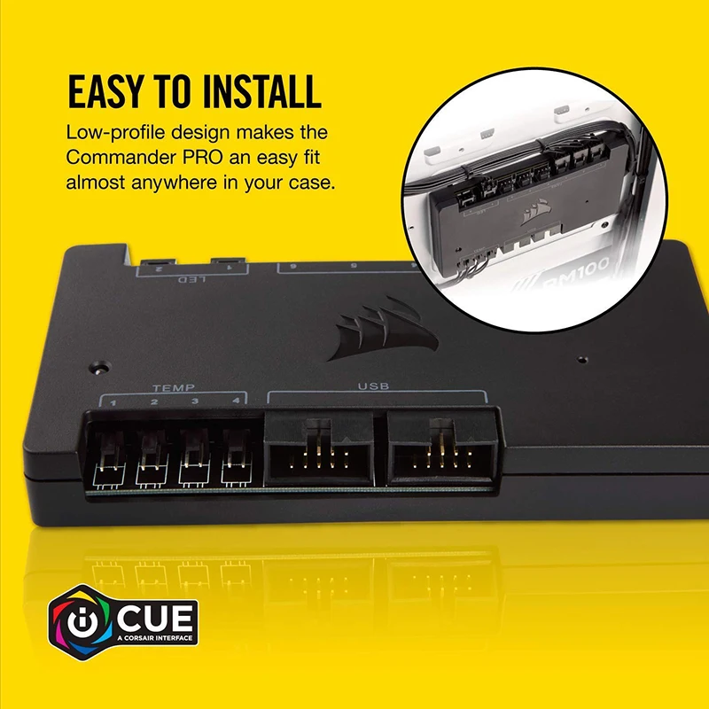 CORSAIR iCUE Commander PRO Smart RGB Освещение и контроллер скорости вентилятора