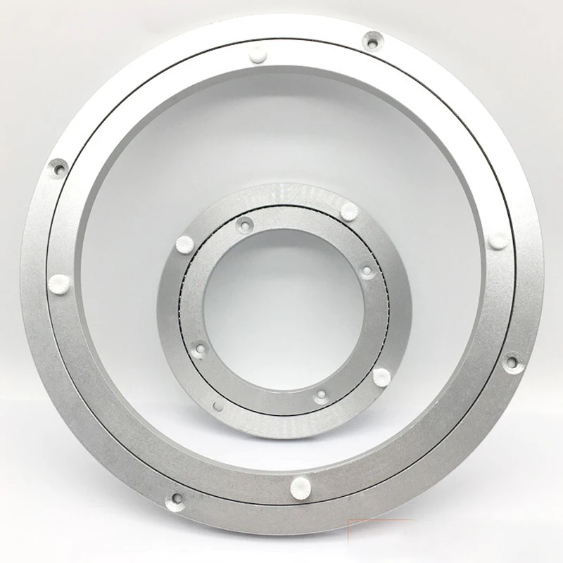 

Aluminium Rotating Turntable Bearing Turn Table Round Swivel Plate For Table Turntable Restaurant Universal Glass Turntable Base