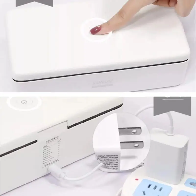 

59S 59S Smart LED UV Sterilizer Box Nails Accessories Cosmetics Makeup Brush Personal Care Tools UV Disinfection Case Cleaning