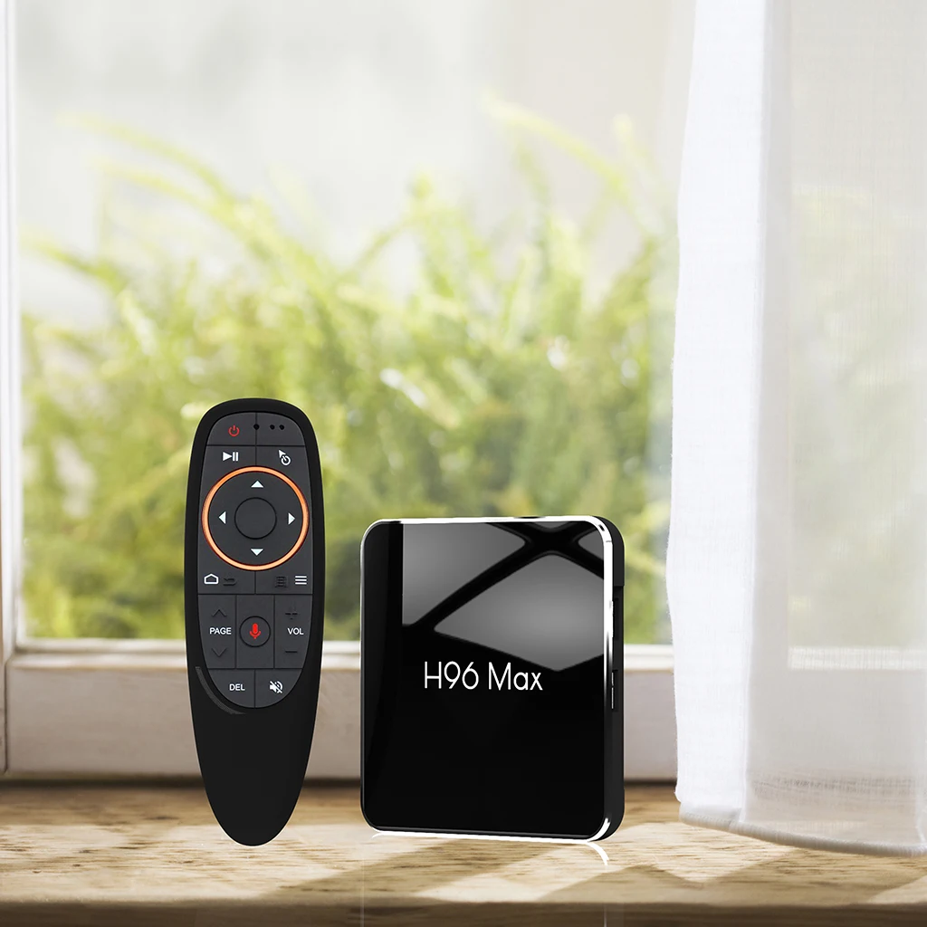 H96 MAX-X2 Android 8.1 4K TV Box 4G+32G Quad Core Voice Control WiFi 3D AU