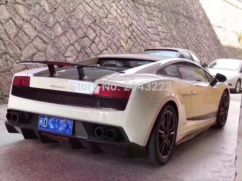 Автомобильный Стайлинг для Lamborghini Gallardo LP540/LP550/LP560 2007- Реальные углеродного волокна задний багажник спойлер крыло украшение