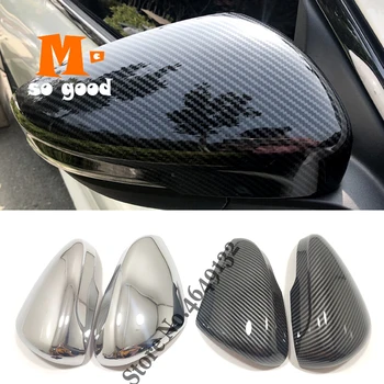 

For Ford Focus MK4 2019 2020 ABS Carbon fiber Car Side Door Rearview Rear View Turning Mirror Trim Cover car accessories 2pcs