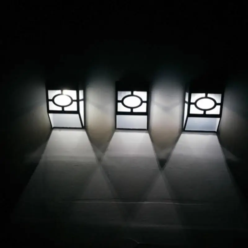 

Solar Powered Wall LED Light Waterproof Mount Light Outdoor Garden Light Retro outdoor lighting wall lamps solar garden light