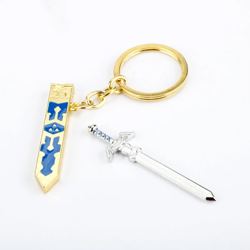 The Legend of Zelda Link Skyward Master Sword Alloy Key Chains Keychain Keyring
