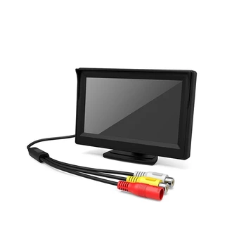 

Car Monitor 5 Inch TFT LCD Rear View Camera IR Universal Mirror Parking Assistance for Trucks