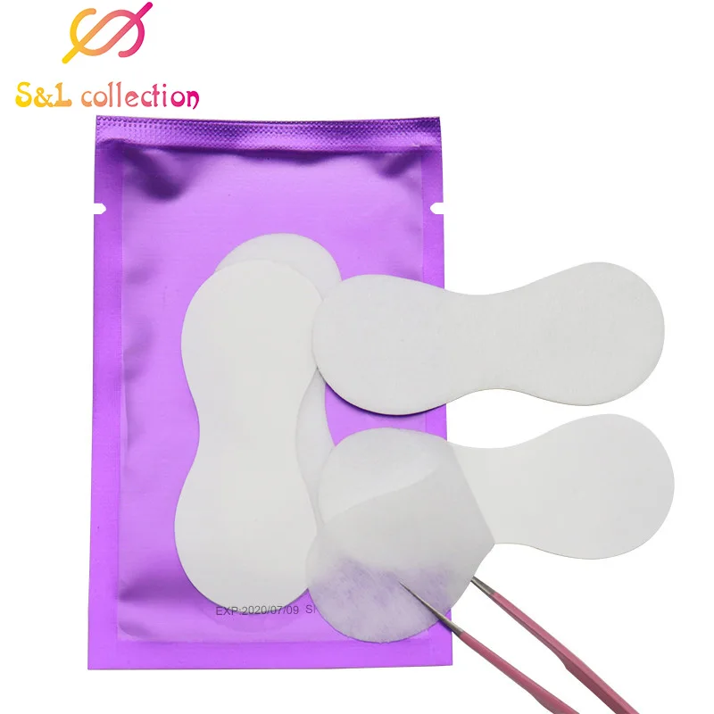 round Eyelash Extension Paper Patches Grafted Eye Stickers Eyelash Under Eye Patch Eye Skin Care Hydrogel Eye Patch - Color: round