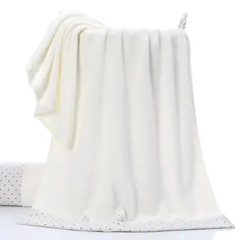 

70 X 140cm Cotton Washcloth Towel Cotton Towel Absorbent Thicken Bath Shower Bath Towel Soft Warm Sleep