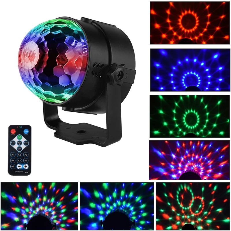 

Party Disco Club Colorful Effect Auto Lamp Car Music Sound Control RGB LED Decoration Atmosphere DJ Lights Laser Auto LED