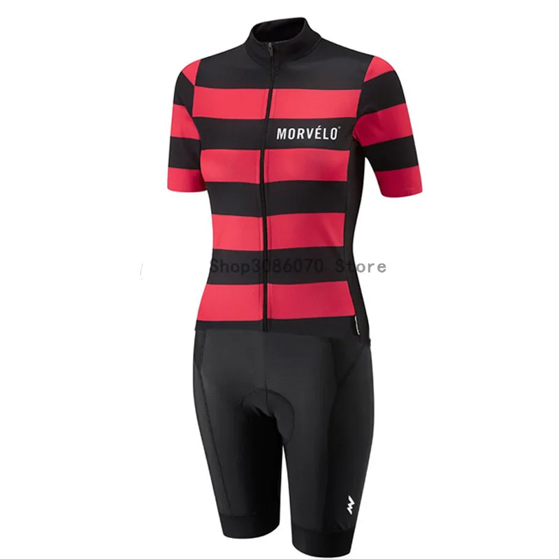 Morvelo женский короткий рукав велосипедная одежда Skinsuit Mtb боди Ropa Ciclismo быстросохнущая велосипедная одежда maillot ciclismo - Цвет: 12