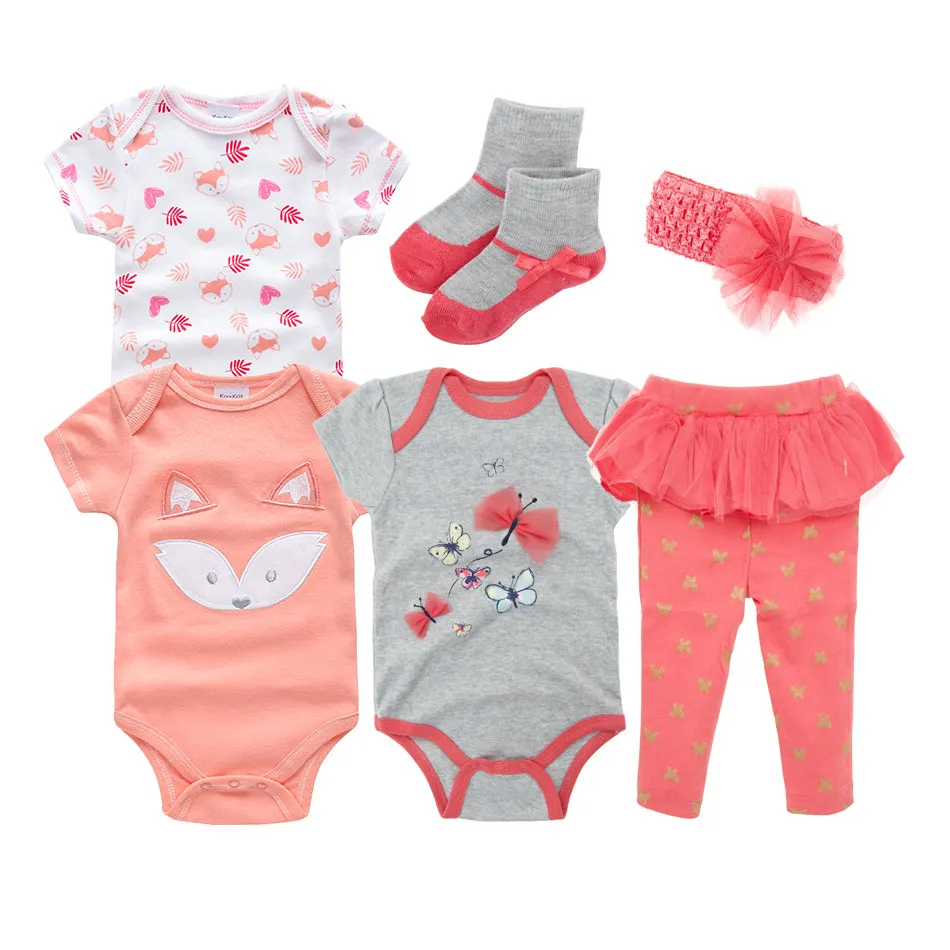 Honeyzone/комплекты одежды для новорожденных девочек из хлопка; детские комбинезоны для мальчиков; Мягкие Летние детские штаны высокого качества; нагрудники - Цвет: TZ6097HY2167