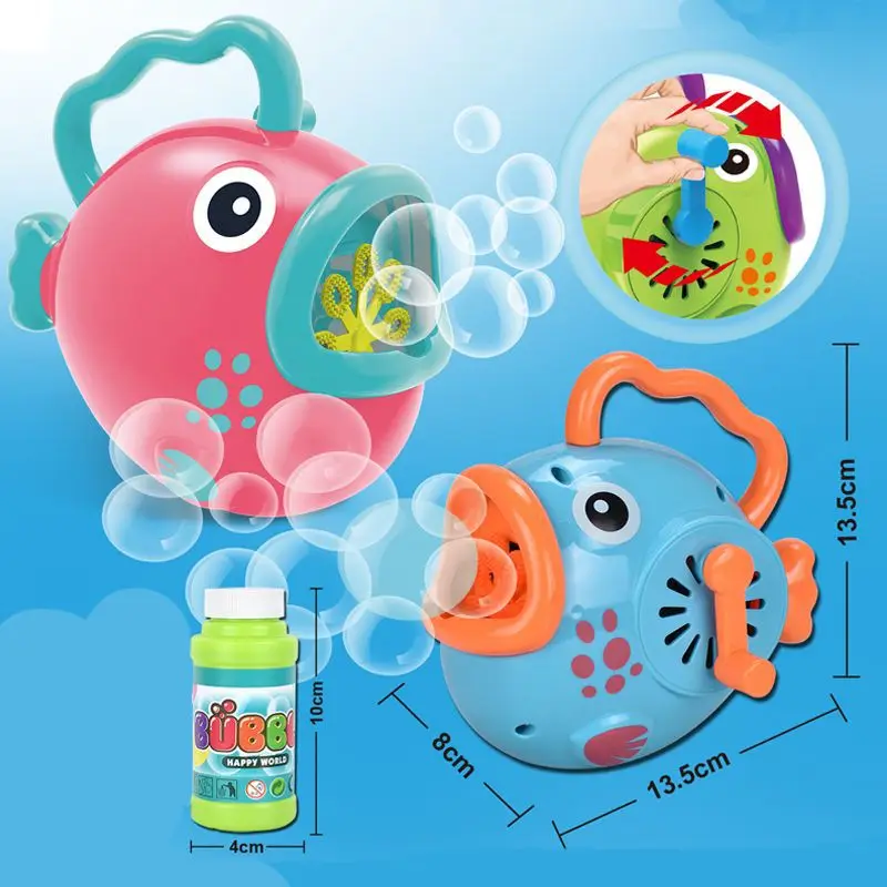 Douyin игрушка стиль детский Электрический Генератор пузырей лягушка fishfine дуя большой пузырь машина электрическая детская Ванна