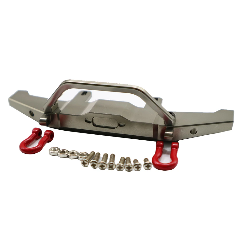 Durable Metal Front Bumper For WPL C14 C24 1/16 RC Semi-truck Pickup truck,  RC Truck Bumper