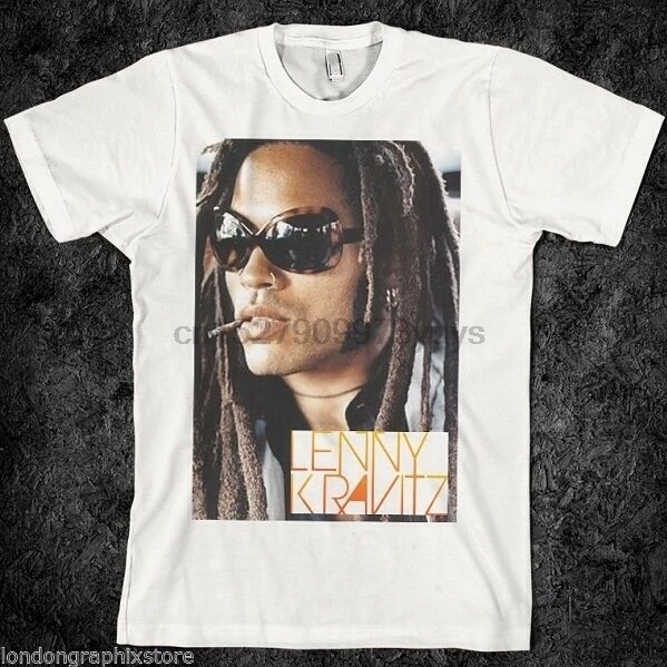 Рок американская женщина lenny kravitz футболка Графический концерт группы новый |