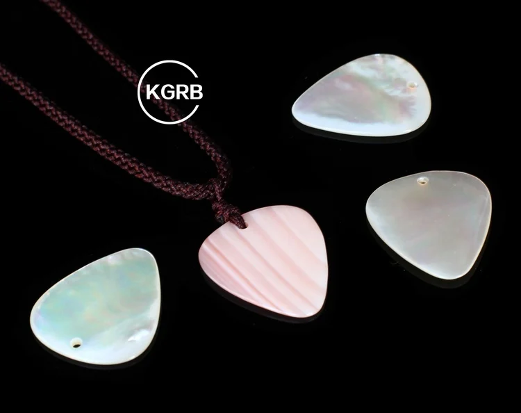 KGRB Abalone медиаторы для гитар медиаторы металлический корпус для гитары пальчиковые медиаторы для акустической электрогитары аксессуары