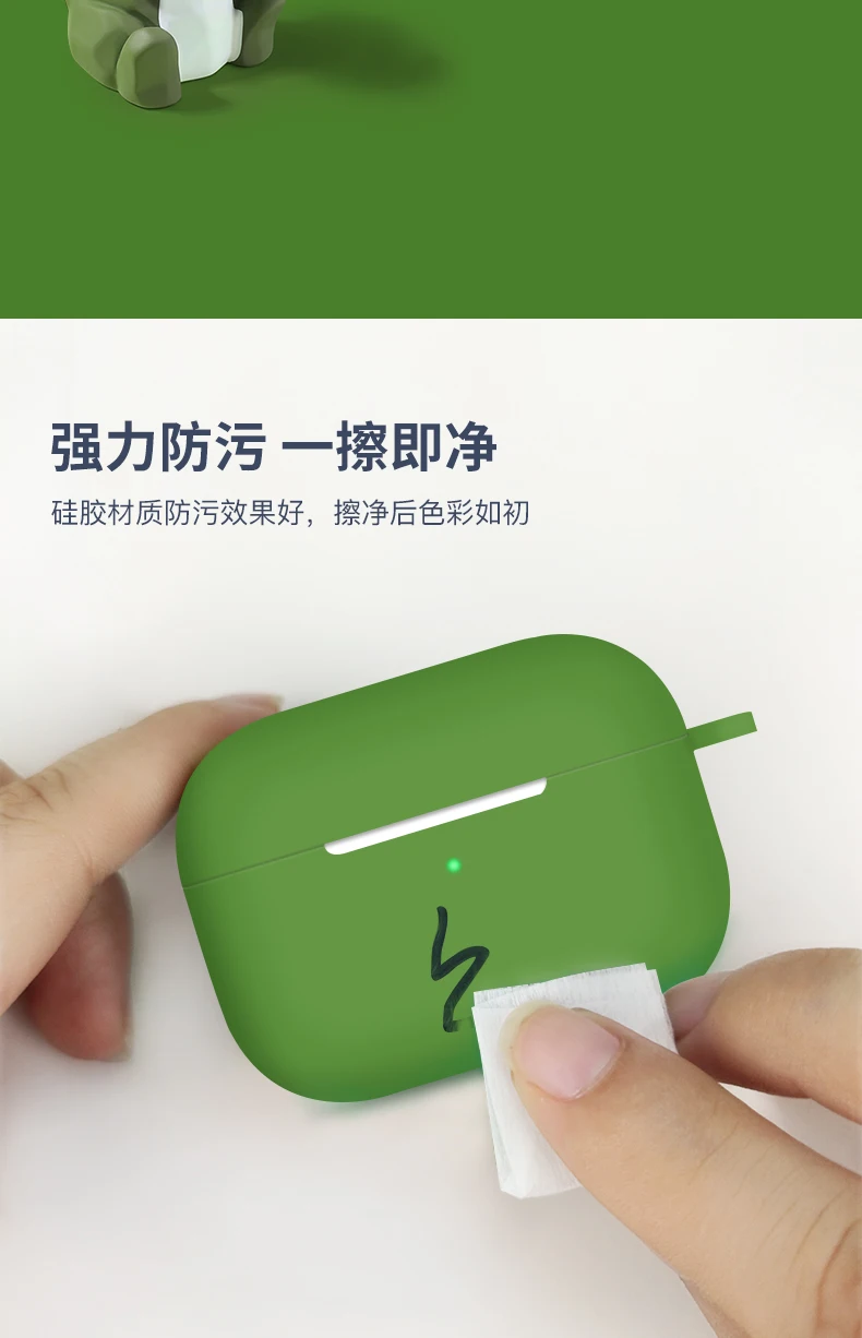 Милый мультяшный декоративный силиконовый чехол для Apple Airpods Pro Чехол для Airpods 3 защитный чехол Bluetooth чехол для наушников