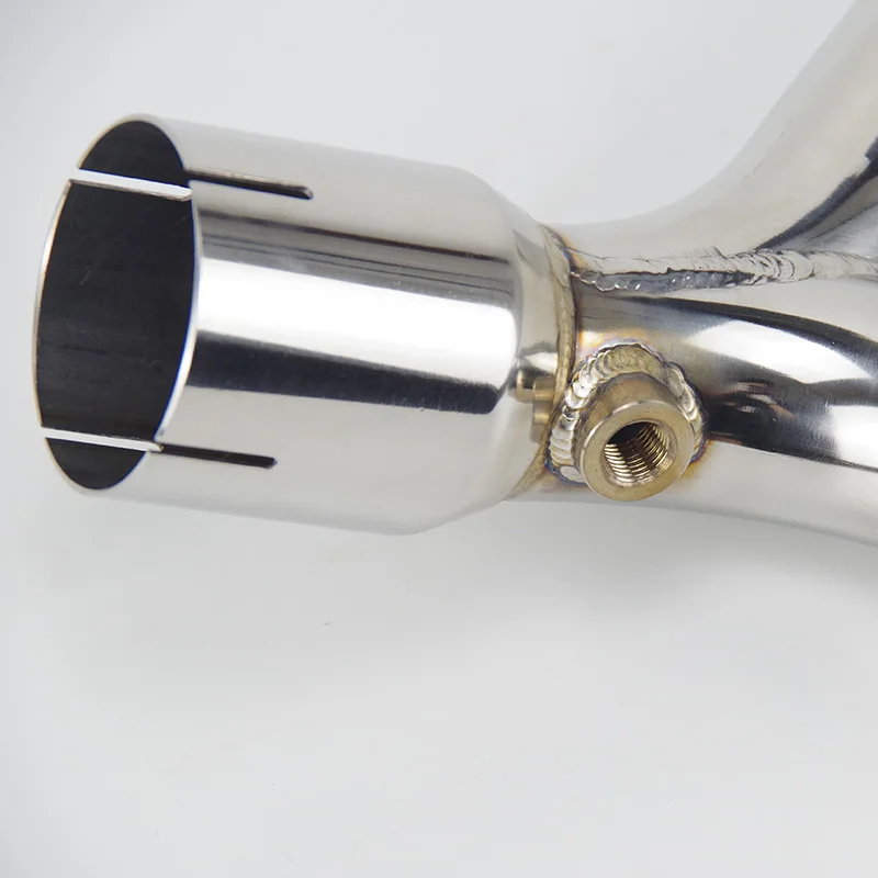 GSXR1000 K9 2009 2010 Slip-on Motorcycle exhaust muffler middle link pipe Y pipe for Suzuki GSXR1000 k9 2009 2010