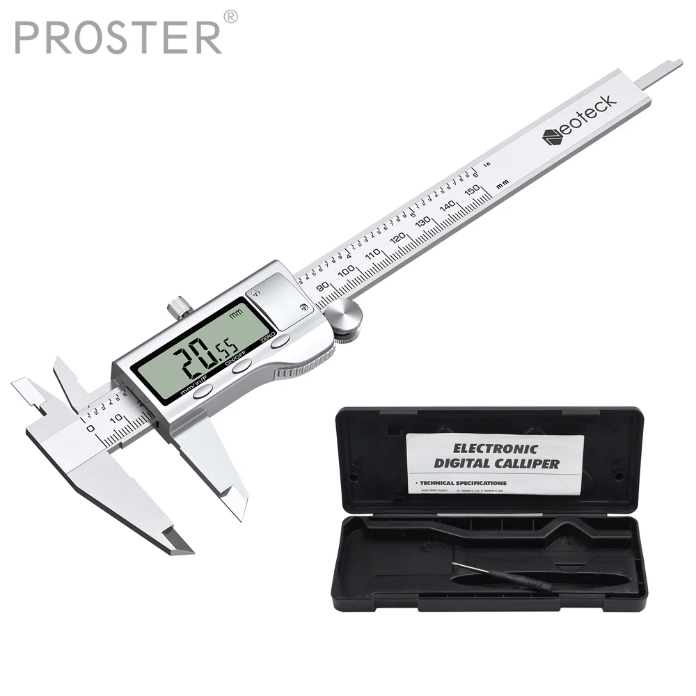 Digital Vernier Caliper 150mm Electronic Caliper Fraction/Inch/Metric