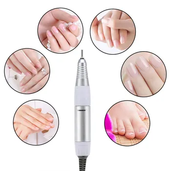 

Professional Handle File Polish Grind Machine Electric Nail Art Drill Pen Handpiece Manicure Pedicure Tool Nail Art Accessories
