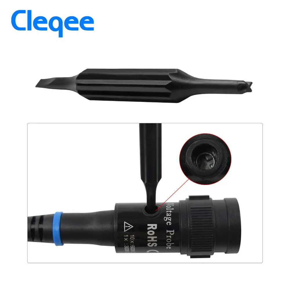 Cleqee P90 осциллограф Аксессуары для зондов крышка acitance неиндуктивная отвертка Марка цветные кольца IC крышка совместима с зондами