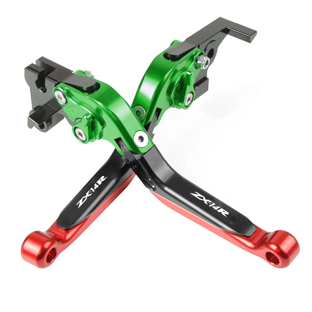  Motorcycle brake lever CNC Adjustable Brake Clutch Levers Handbar For Kawasaki ZX-14R 2006-2016 201