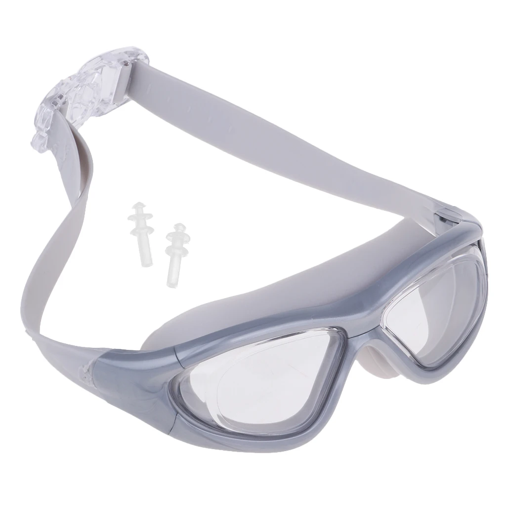 Leakproof UV Protection Swimming Swim Goggles Glasses Free Protective Case Big Frame Swimming Goggles