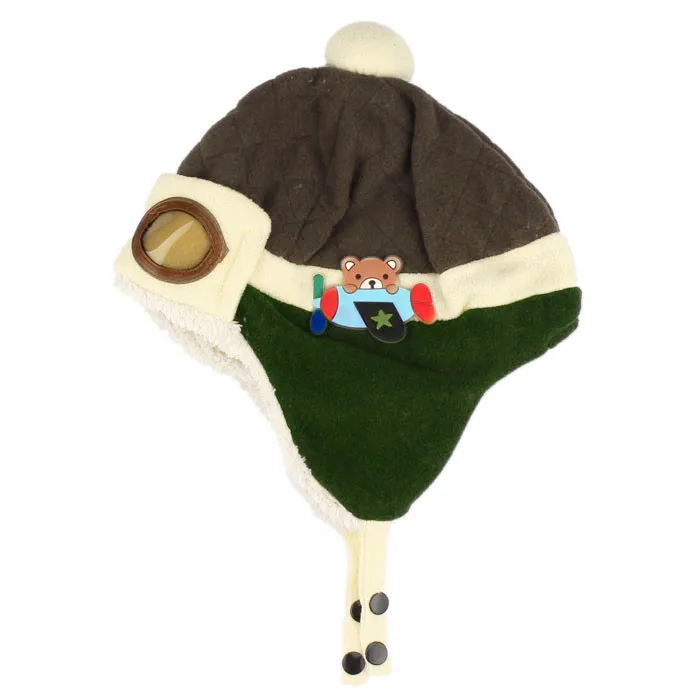 Детская шапка, зимняя теплая шапка для мальчиков, Шапка-бини, вязаная крючком шапка-ушанка, кашемировые шапки, детская зимняя шапка, теплая НОВАЯ шапка czapki dla dzieci 4