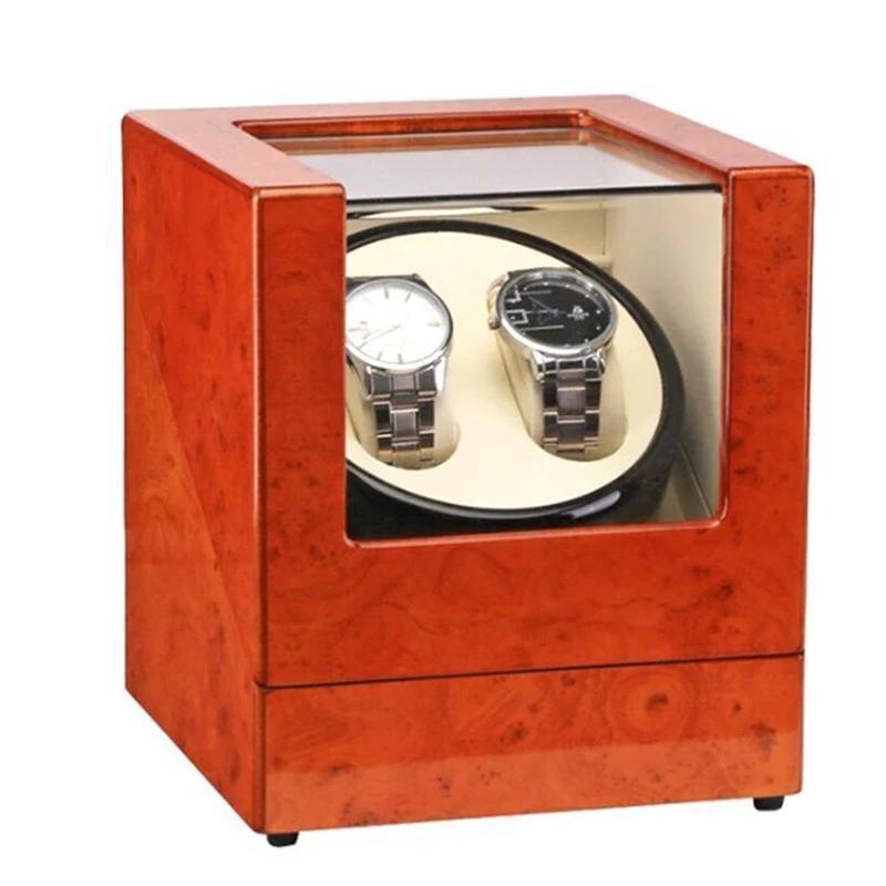 Коробка для намотки часов Вращающаяся база Тихая самообмотка Автоматическая Механическая подставка под часы органайзер для хранения