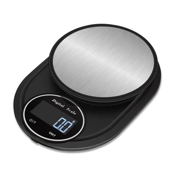 

5kg / 1g New Stainless Steel Digital Electronic Kitchen Food Weight Loss Scale Weight Scale Home LCD Digital Electronic Scale