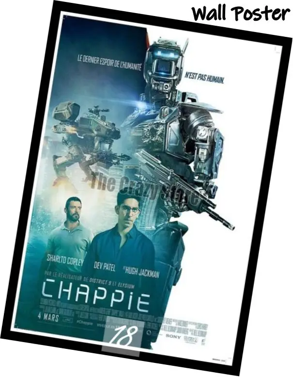 Chappie классический фильм белая крафт-бумага картина художественный Принт плакат Настенная картина для домашнего декора 42X30 см - Цвет: Тёмно-синий