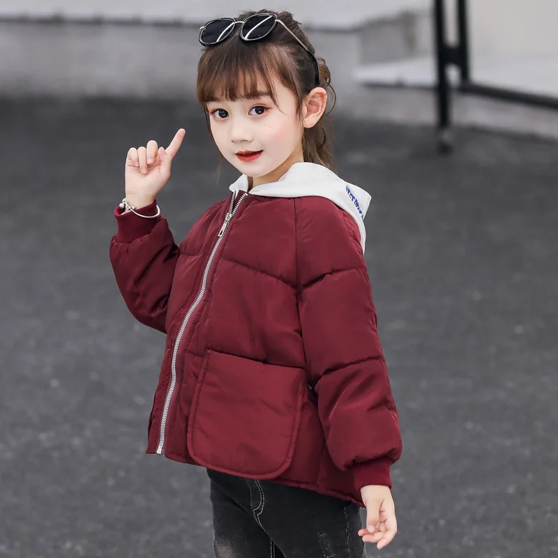 Модная осенне-зимняя новая детская хлопковая одежда детская одежда с хлопковой подкладкой для мальчиков и девочек хлопковая куртка