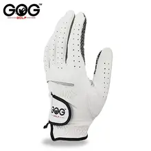 Лот GOG мужские перчатки для гольфа из натуральной овечьей кожи левая/правая рука дышащие противоскользящие перчатки для гольфа er дропшиппинг