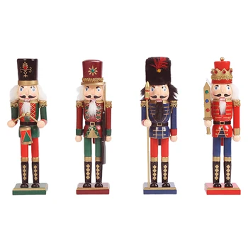 

Christmas Nutcracker Ornaments Figures Soldier Doll Puppet Toy Arts Desktop Outdoor Yard Decor