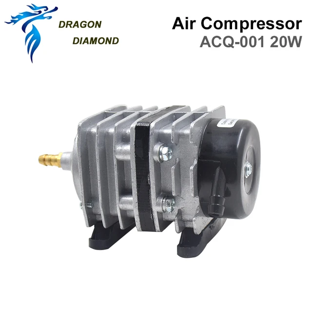 20W Co2 Air Compressor Pump 25Lpm Laser Engraver Electrical Magnetic Pump For Co2 Cutting Machine ACQ-001 4