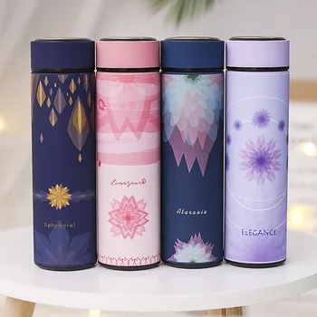

500ml Double Wall Stainless Steel Vacuum Flasks Thermo Cup Coffee Tea Milk Travel Mug Thermol High Quality Bottle