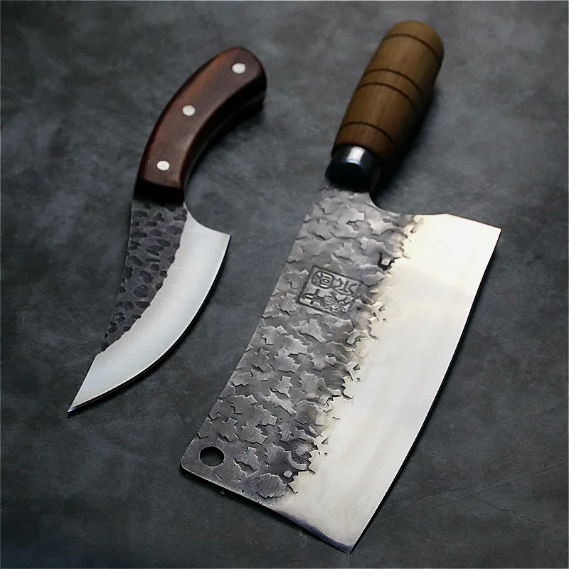 PEGASI Japanese high carbon steel forged knife by professional 30 years of master Tang handmade kitchen knife slicing knife