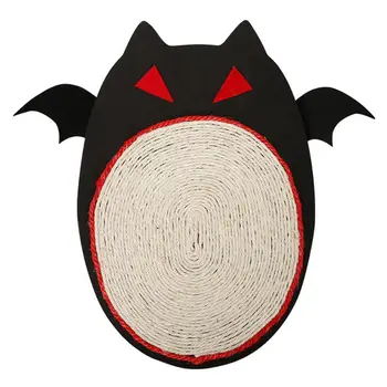 

Halloween Bat Shape Cat Scratching Pads Sisal Scratcher Board Space Saving Toy