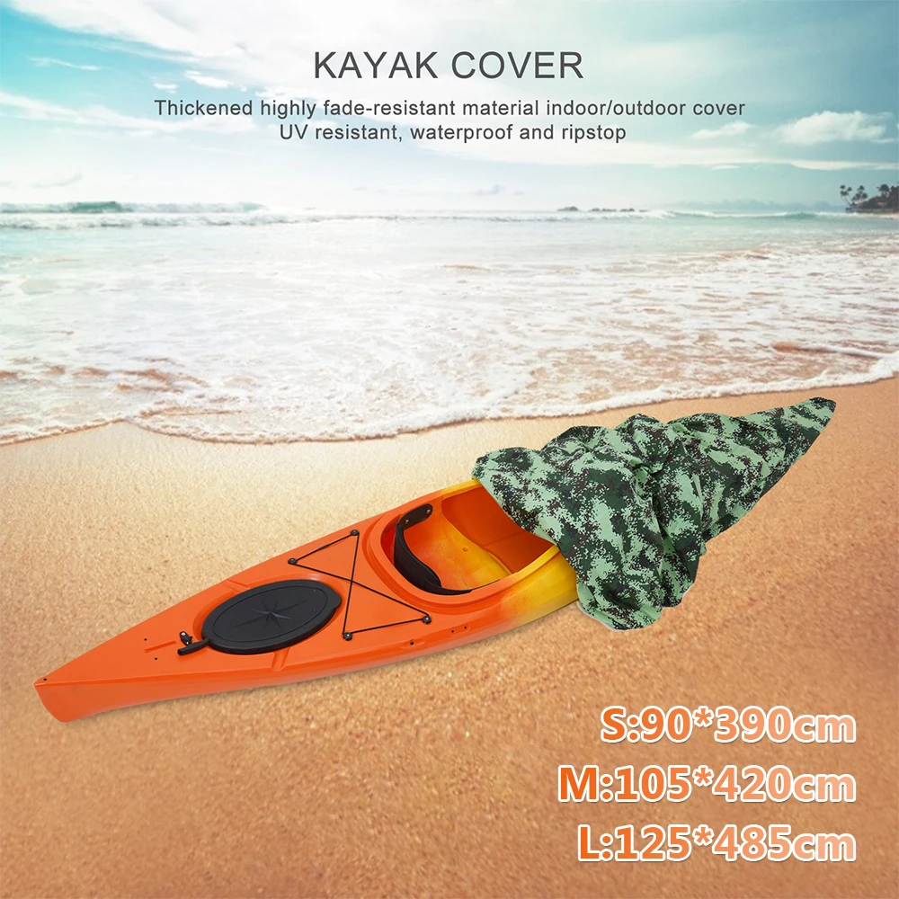 Water Surfboard Protective Case Waterproof Kayak Cover Camouflage Canoe Cockpit Boat UV