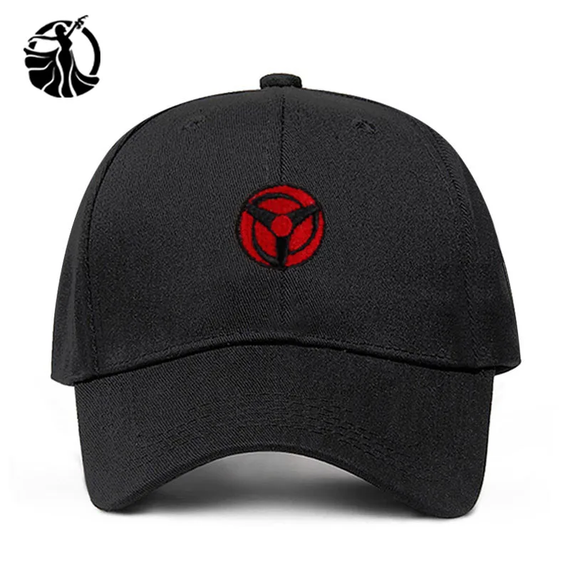 Uchiha Obito Kakashi Sharingan Dad Hat Хлопковые бейсболки Наруто бейсболка с вышивкой