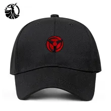 Uchiha Obito Kakashi Sharingan Dad Hat Хлопковые бейсболки Наруто бейсболка с вышивкой