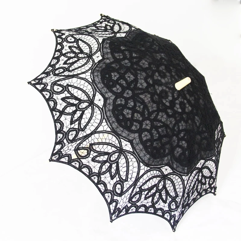 Wedding Umbrella Lace Sun Umbrella 10 Parasol Bride White Ivory Ombrelle Dentelle Parapluie Mariage