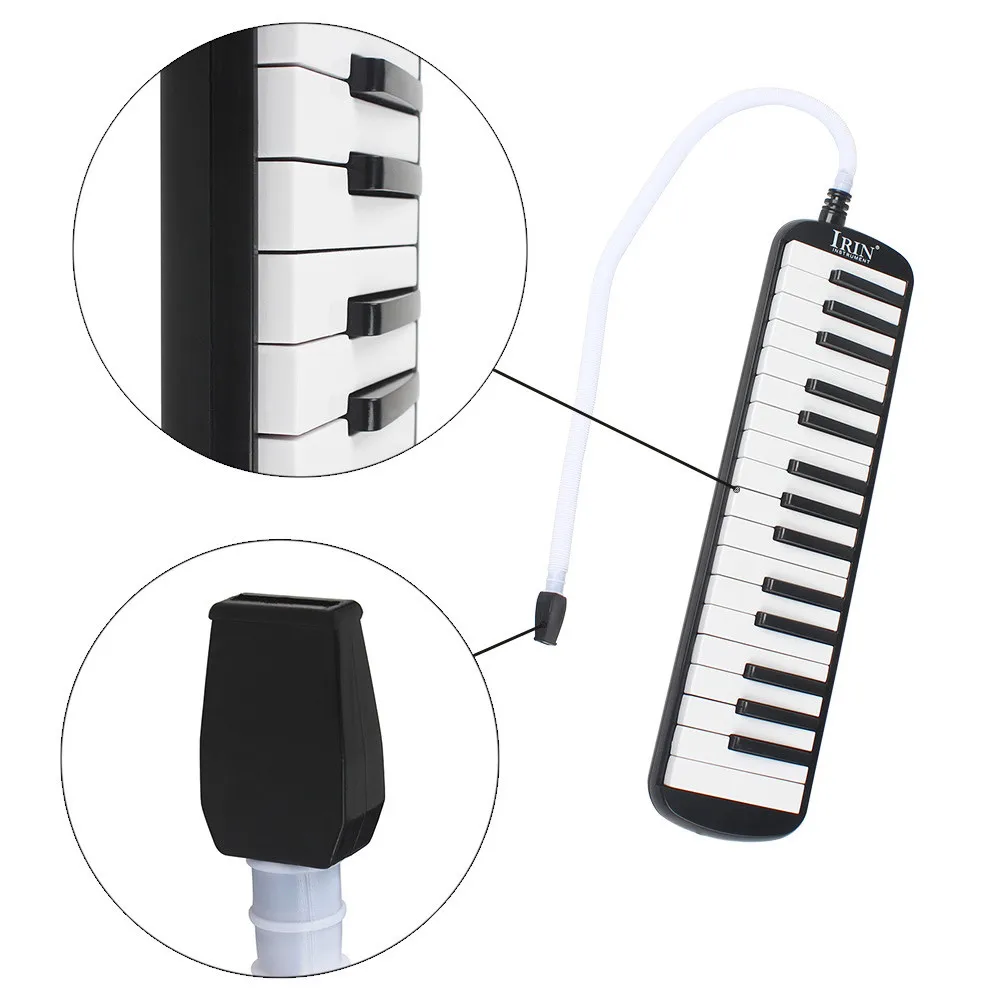 

IRIN 32 Keys Mouth Organ Key Piano with Box Organ Accordion Mouth Piece Blow Key Board Keyboard Instruments Air Tone Piano