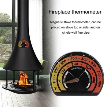 

Fireplace Stove Thermometer Fire Place Fan Temperature Burn Indicator Fireplace Thermometer 2020 New Arrival